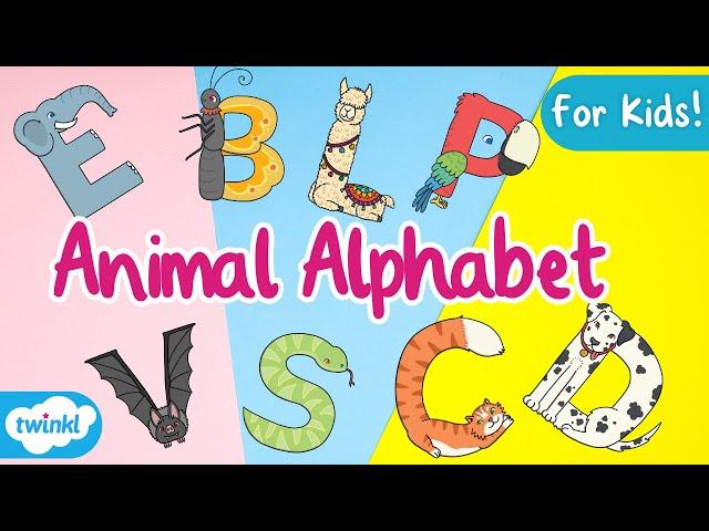 Animal Alphabet for Kids! | Animal Letters | Animal Alphabet ABC