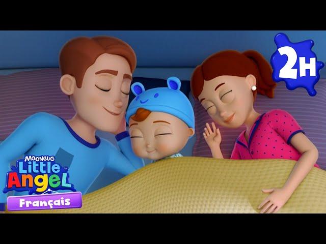 Dix dans le lit (édition frissons) | Comptines avec Bébé Louis | Little Angel Français