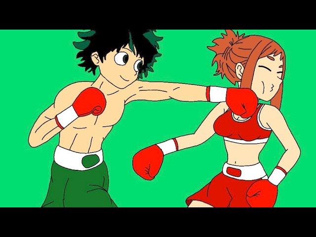 MY HERO ONE'S JUSTICE 2 Izuku Midoriya Shoot style Gym vs Ochaco Uraraka Gym