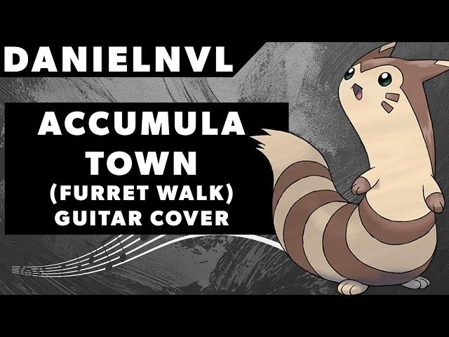 Pokémon Black & White Guitar Cover: Accumula Town (Furret Walk's Theme)