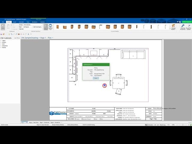 How to Select a Printing Page Range in CabMaster