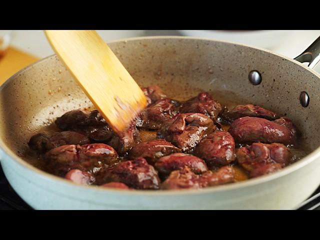 This is so delicious, I make it 3 times a week! An incredible chicken liver recipe!