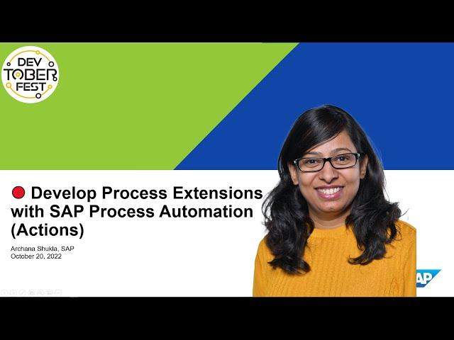  Develop Process Extensions with SAP Process Automation (Actions)