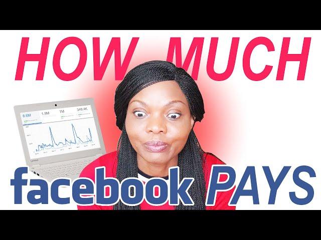 YouTube NOT Paying Yet? See How Much $$$ Facebook Paid me for 2,000,000 views!!