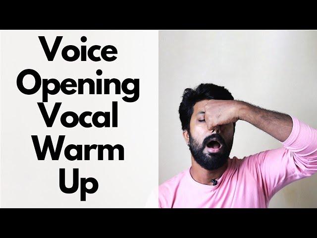 Voice Opening Vocal Warm Up | Free Your Voice in 20 mins with this secret warm up technique !!