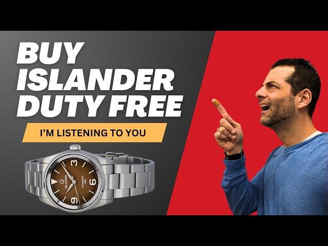 How to Buy your Islander TAX FREE!