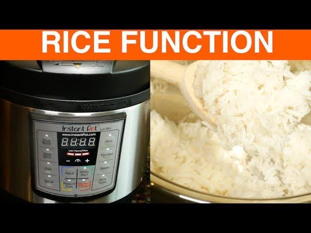 Instant Pot Mini Rice Function