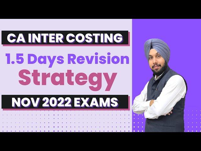 Last Day Costing Strategy | Must Watch | CA Jasmeet Singh