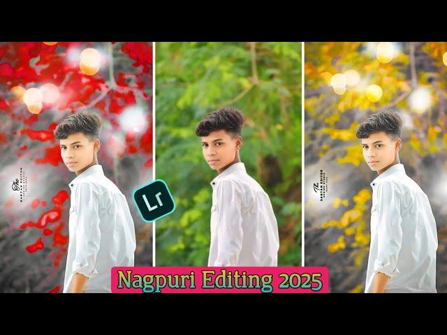 Instagram Ka Viral Photo Editing|| Lightroom Green Tone Tutorial 2025 | new nagpuri photo editing