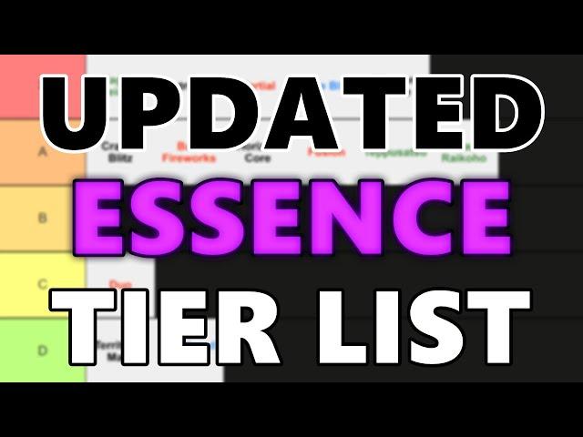 UPDATED Essence Tier List For Every Race | Type Soul