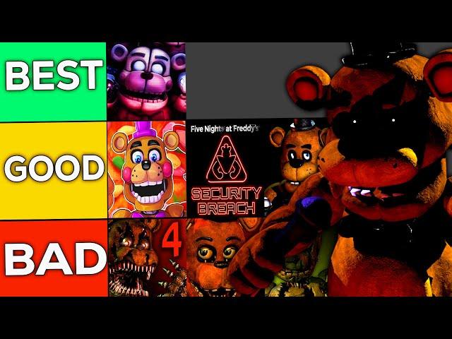 Ranking EVERY FNAF Game! (2024 EDITION)