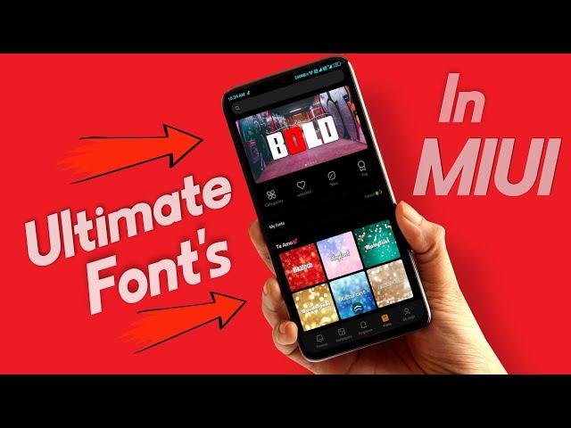 Top 5 Premium Fonts For Miui | New Font's For MIUI 12.5 | Xiaomi Best Fonts For Miui 12.5 | VikasPal