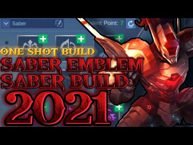 UNSTOPPABLE SABER | saber Best Build and Emblem 2021| Top 1 saber Best build 2021 - MLBB