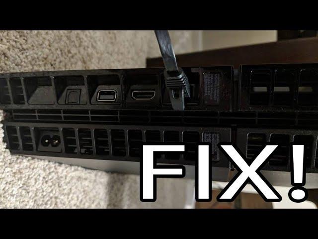 HOW TO FIX PS4 LAN CABLE NOT CONNECTING METHOD 2