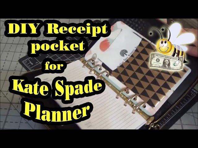 DIY Kate Spade Planner Pocket for Rcts