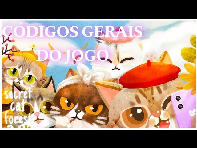 Códigos básicos do jogo - Secret Cat Forest