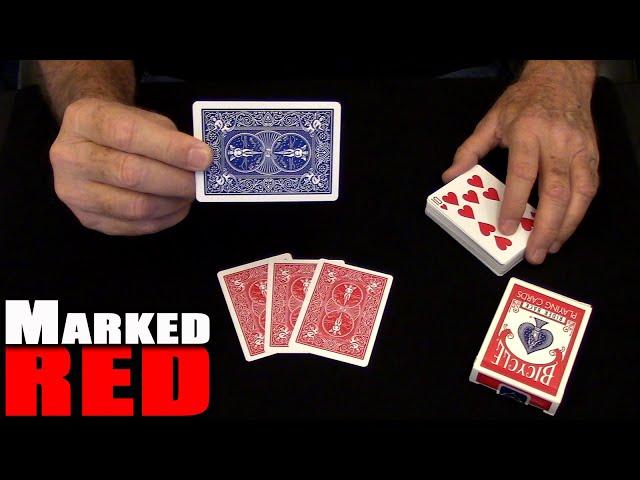 Are These Cards Marked RED? (Card Magic Routine) ~ An In Depth Tutorial