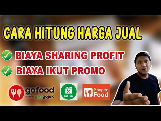 CARA MENGHITUNG HARGA JUAL DI SHOPEE FOOD 2023|GRABFOOD|GOFOOD