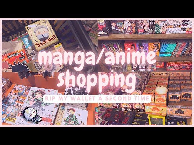 manga shopping!  anime goodies from kinokuniya!