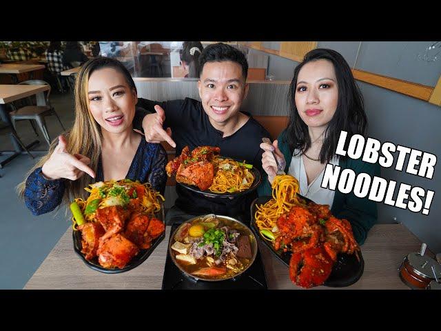 LOBSTER Noodles & Vietnamese Hotpot | Little Saigon Food Tour!