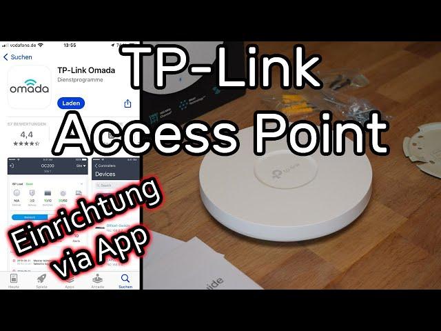 TP-Link Access Point einrichten ohne Controller mit der Omada App (EAP653)