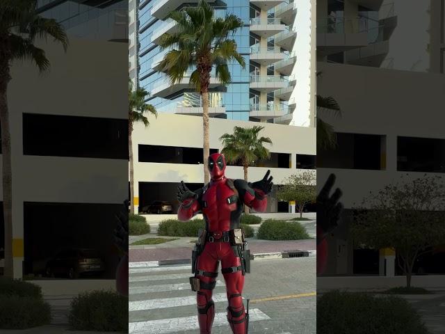 English or Spanish ?  Deadpool got hit by wolverine #vfx #cgi #Shorts