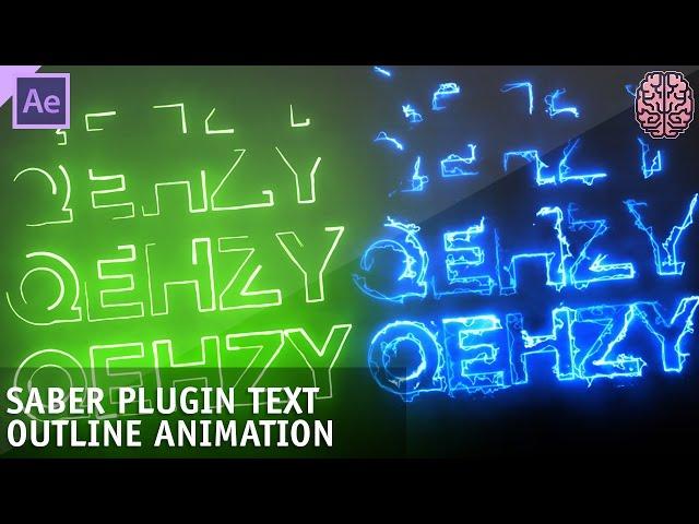 Tutorial: Saber Plugin Text Animation | After Effects by Qehzy