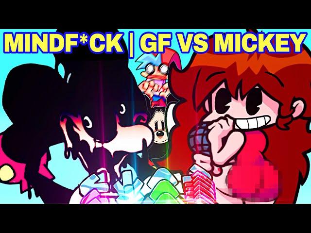 Friday Night Funkin' VS MINDF*CK | GF VS Melted Mickey Mouse.AVI (Creepy Pasta) (FNF Mod)