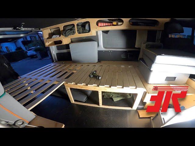 Ford Transit Camper Ausbau Part 3 | 2022 Bett mit Auszug