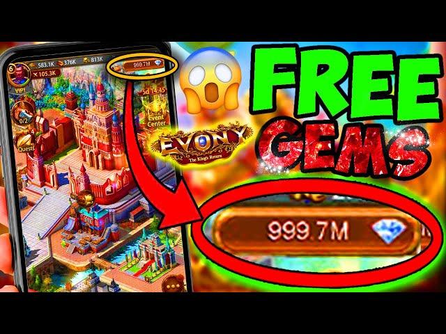 How To Get GEMS For FREE in Evony! (2024 Glitch)