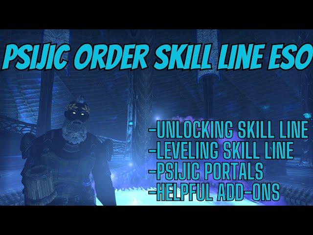 Psijic Order Skill Line ESO