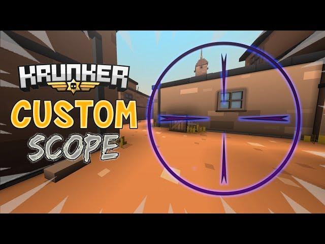 How to get CUSTOM SCOPES in Krunker.io (Easy) / Krunker.io Custom Scopes