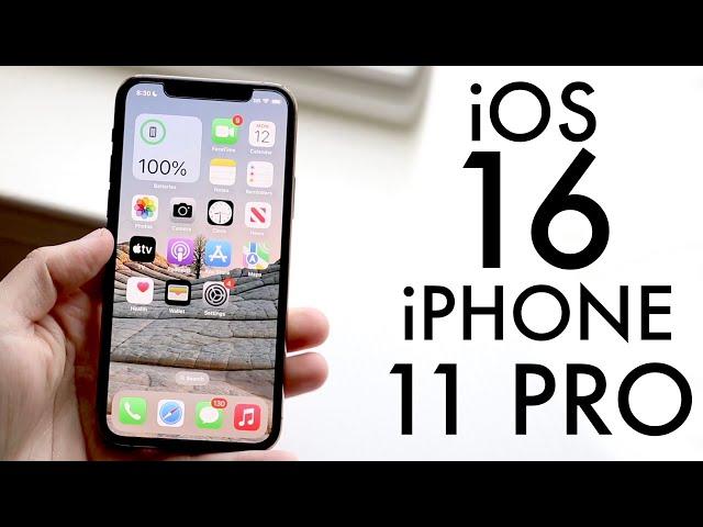 iOS 16 OFFICIAL On iPhone 11 Pro! (Review)