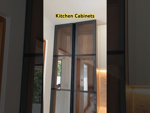 Kitchen Cabinets #interiordesign #home #glass #design #kitchen #cabinet #modernhome #construction