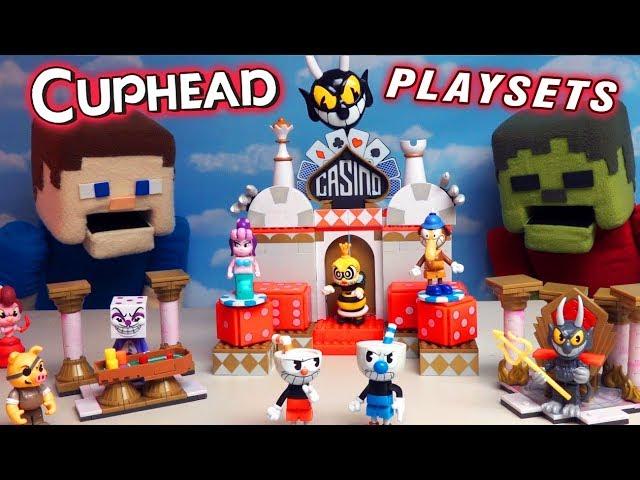 Cuphead CASINO DANGER Playset!! The McFarlane Toys Ultimate Stop Motion Adventure!