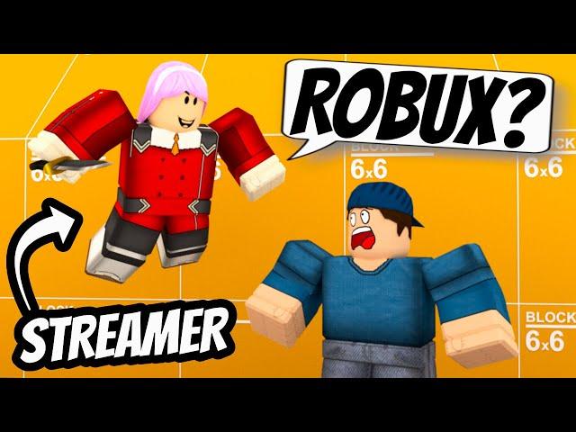 I 1v1'd a Streamer for 1000 Robux in Roblox Arsenal!