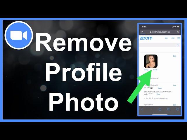 How To Remove Zoom Profile Picture