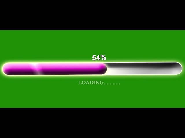 !Loading Bar green screen