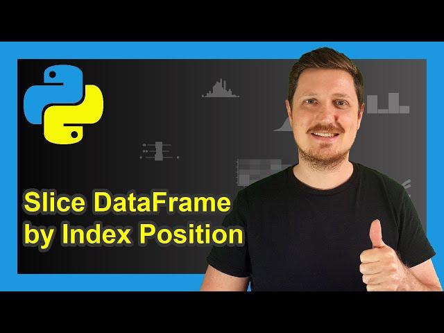 Slice pandas DataFrame by Index in Python (Example) | Split at Particular Row | How to Divide Data