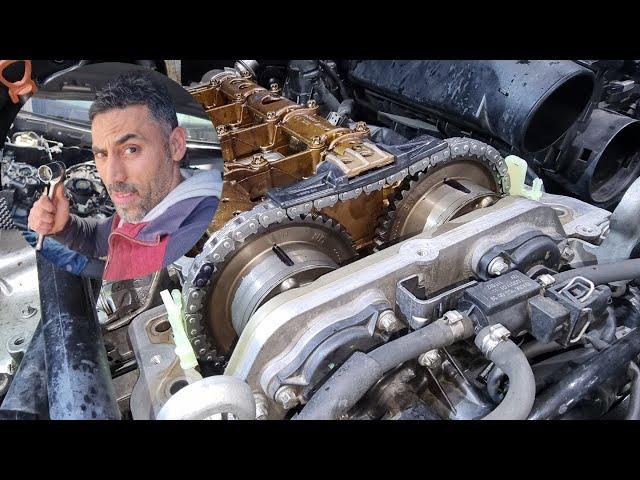 W212 Engine Timing Chain Removal From First Bolt