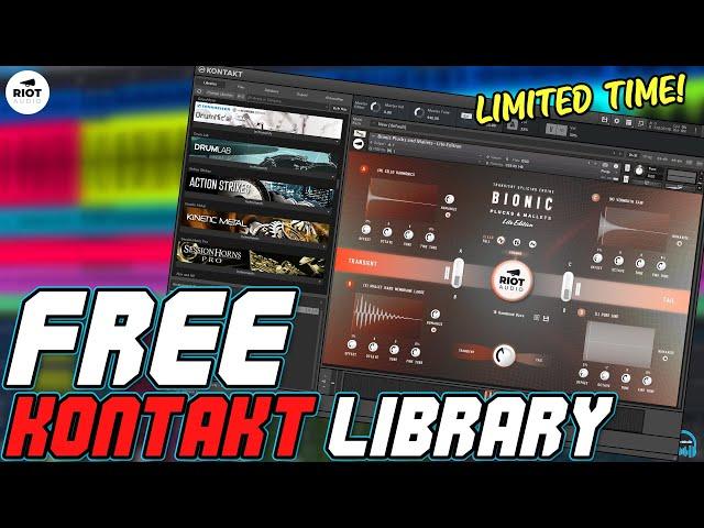 FREE KONTAKT LIBRARY - Riot Audio BIONIC PLUCKS & MALLETS Lite (Limited Time)