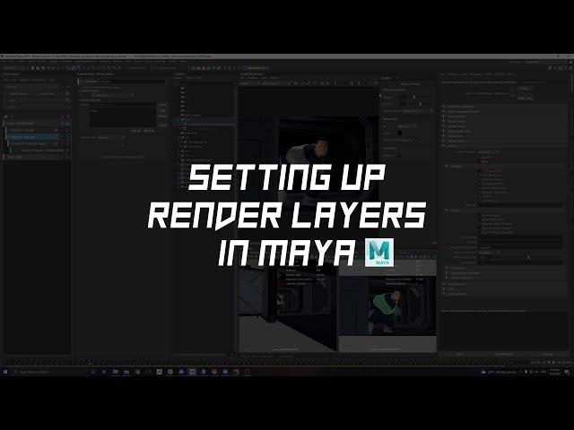 Setting Up Render Layers in Maya Arnold | Tutorial