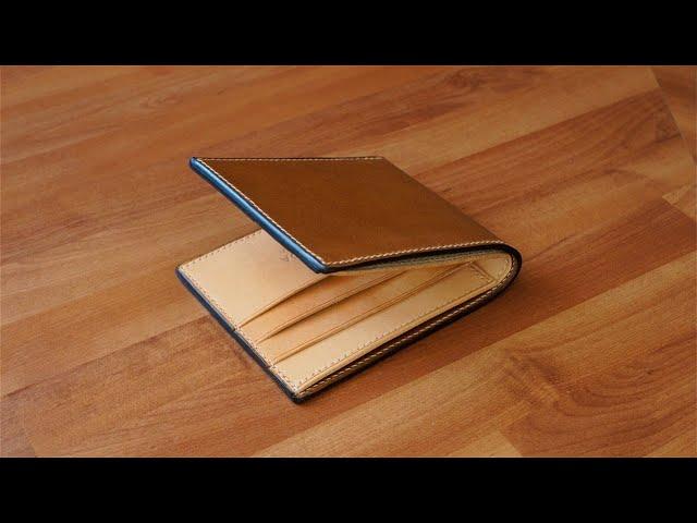 Crafting a Classic Bifold Wallet with Italian Buttero Leather (PDF Pattern)