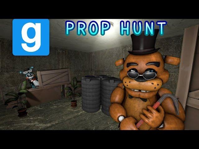 PROPS ON THE RUN! || Garry's Mod Prop Hunt (feat. BearAnima) || Funny Moments!