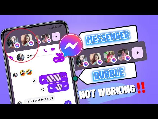 Fix Messenger chat heads/Bubble Not Showing on Android