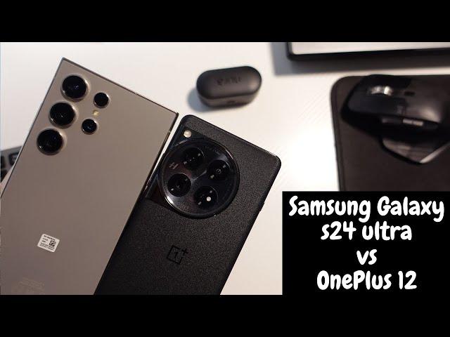 Samsung Galaxy s24 ultra vs OnePlus 12 || Ultra zawsze znaczy lepszy ? (English subtitles)