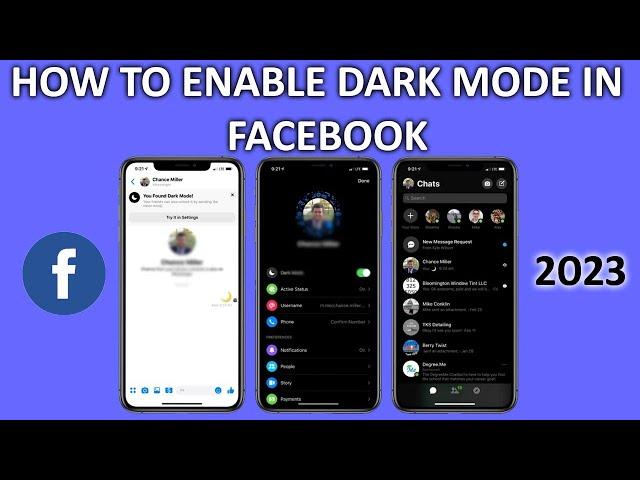 How To Enable Dark Mode In Facebook | 2023