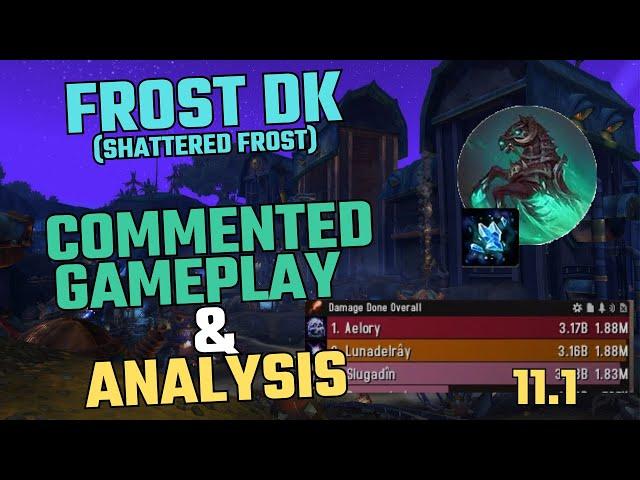 Frost DK | Rider of the Apocalypse | Shattered Frost Build | Mythic+ | Gameplay and Analysis | 11.1