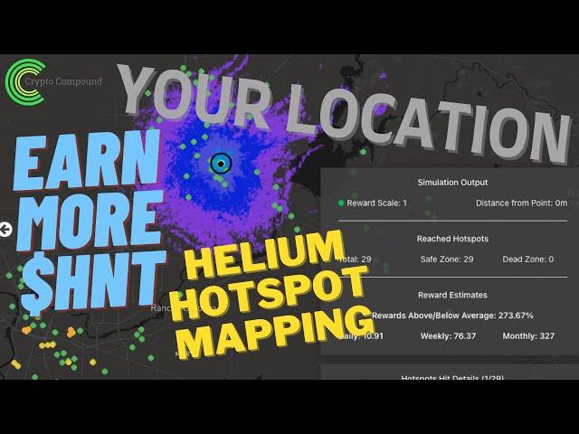 Simulate $HNT Helium Mining in YOUR exact Hotspot Location! All-In-One Amazing Tool!