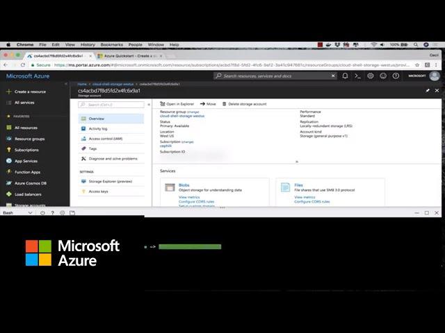 How the Azure Cloud Shell uses storage | Azure Tips and Tricks